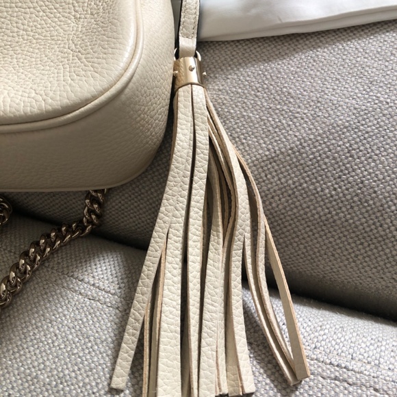 Gucci Cream Leather Shoulder Bag - Picture 5 of 16